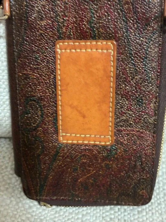 Etro paisley vintage compact   crossbody bag w/ small phone case - Picture 7 of 16